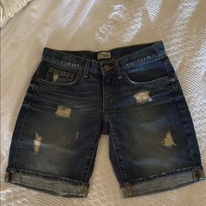 GAP Distressed Denim BOYFRIEND JEAN Shorts